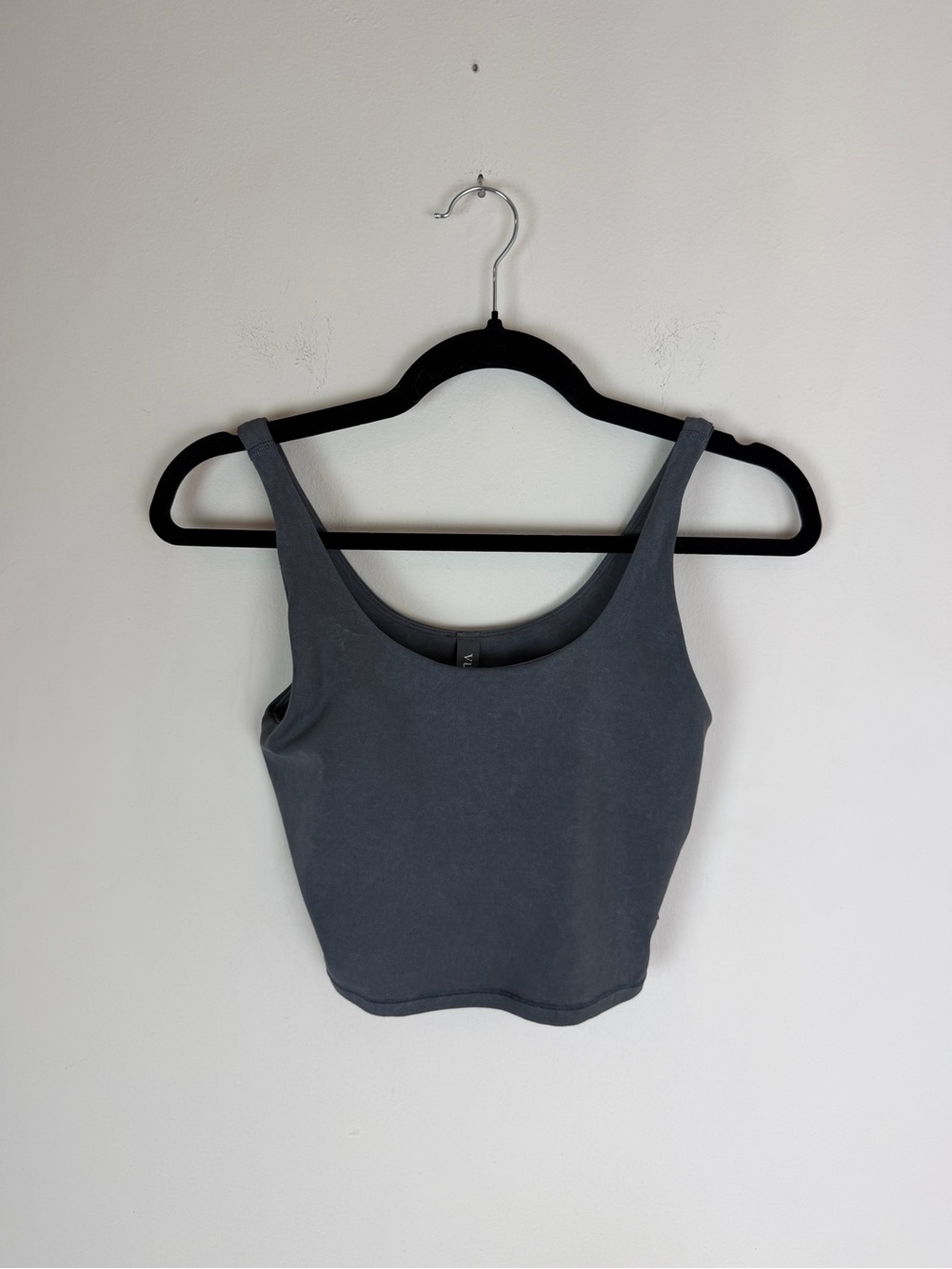 Vouri Gray Crop Tank Top Size XS